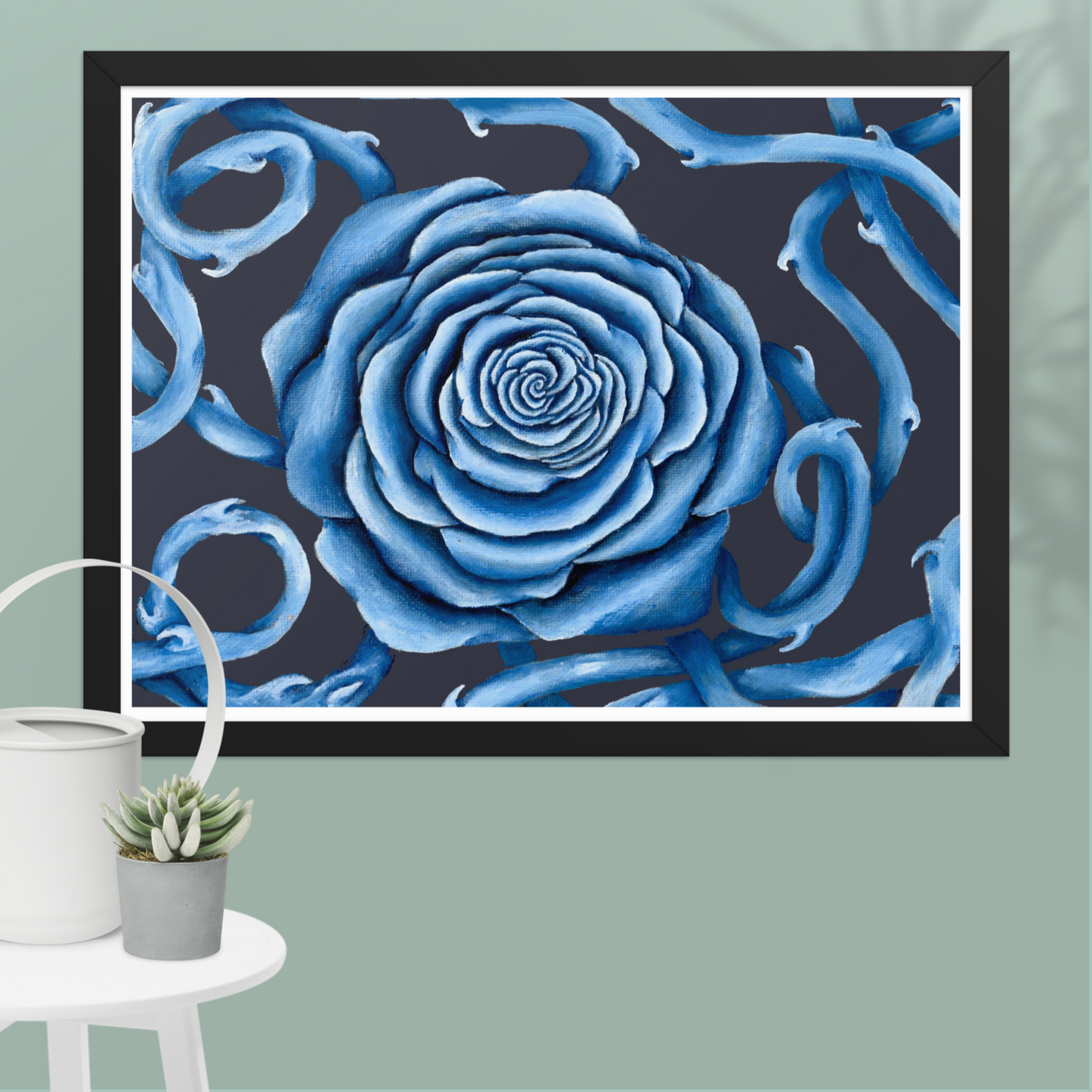 My Sensitive Flower - Framed Print