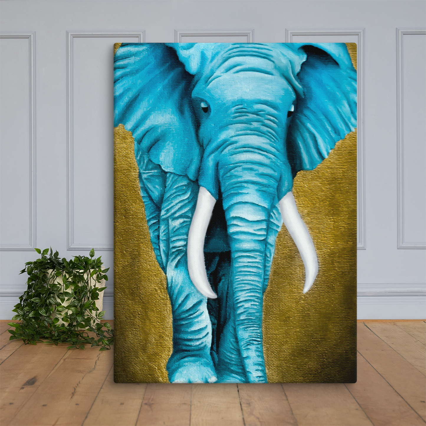 The Elephant in the Room - Canvas Print