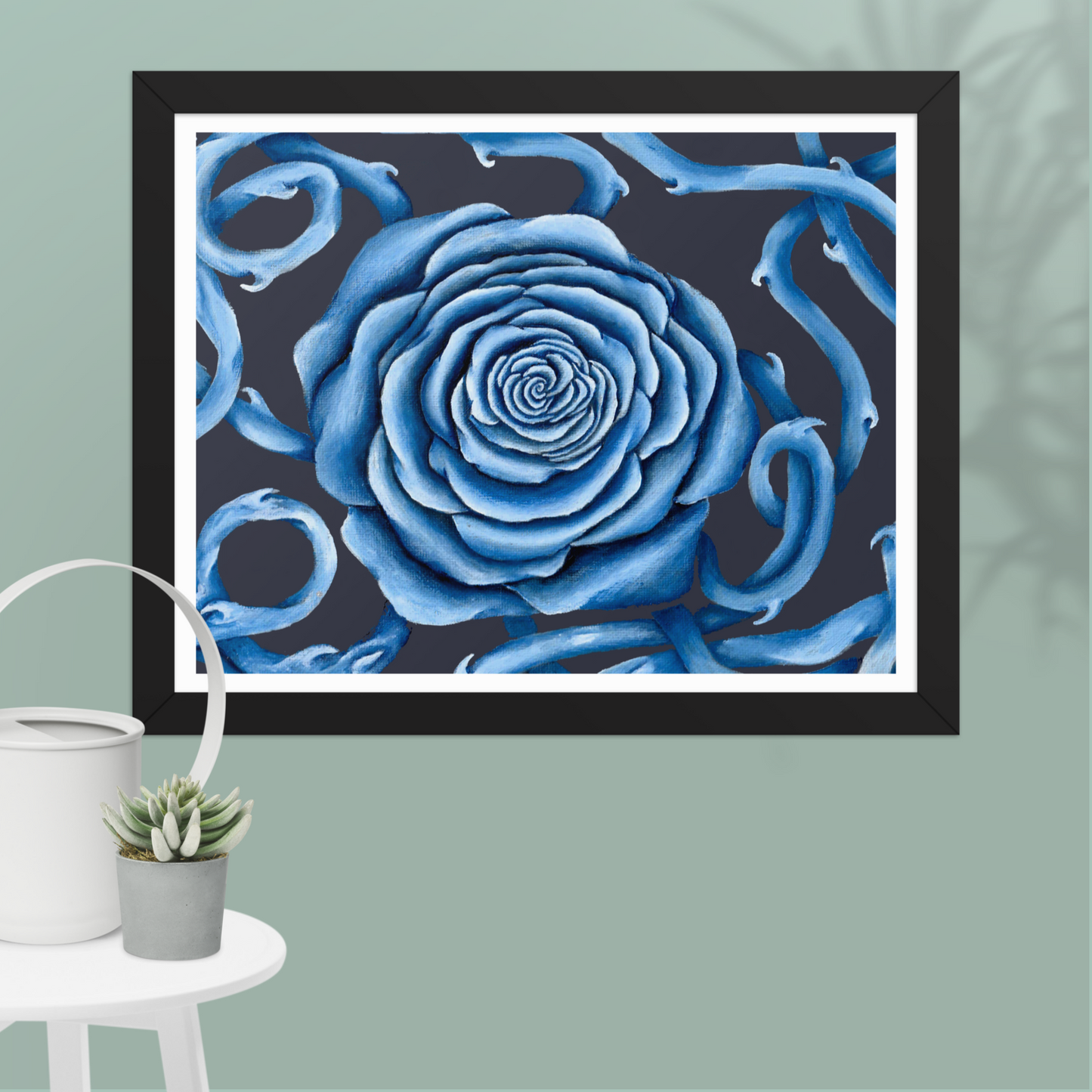 My Sensitive Flower - Framed Print