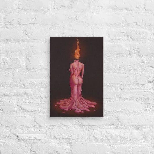 Wax Woman Original Painting