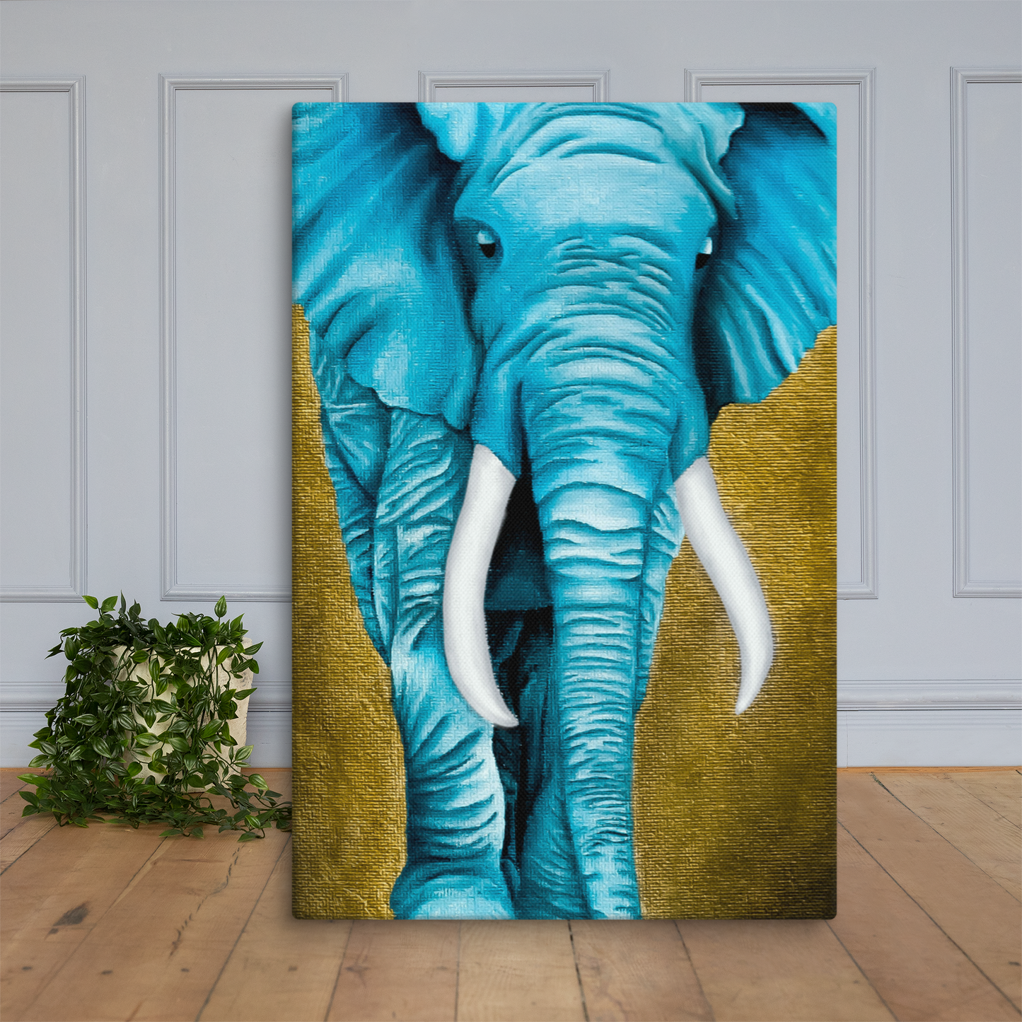 The Elephant in the Room - Canvas Print
