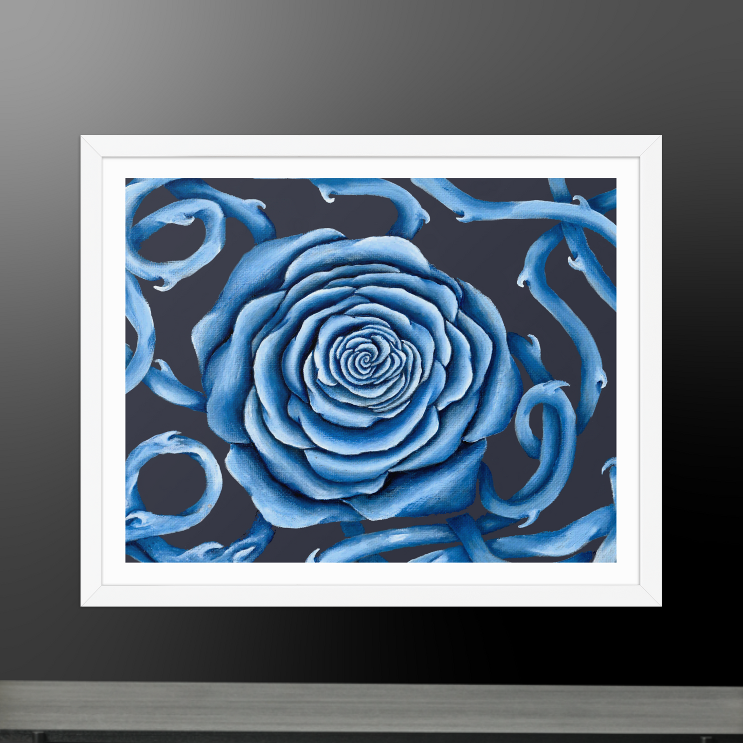 My Sensitive Flower - Framed Print